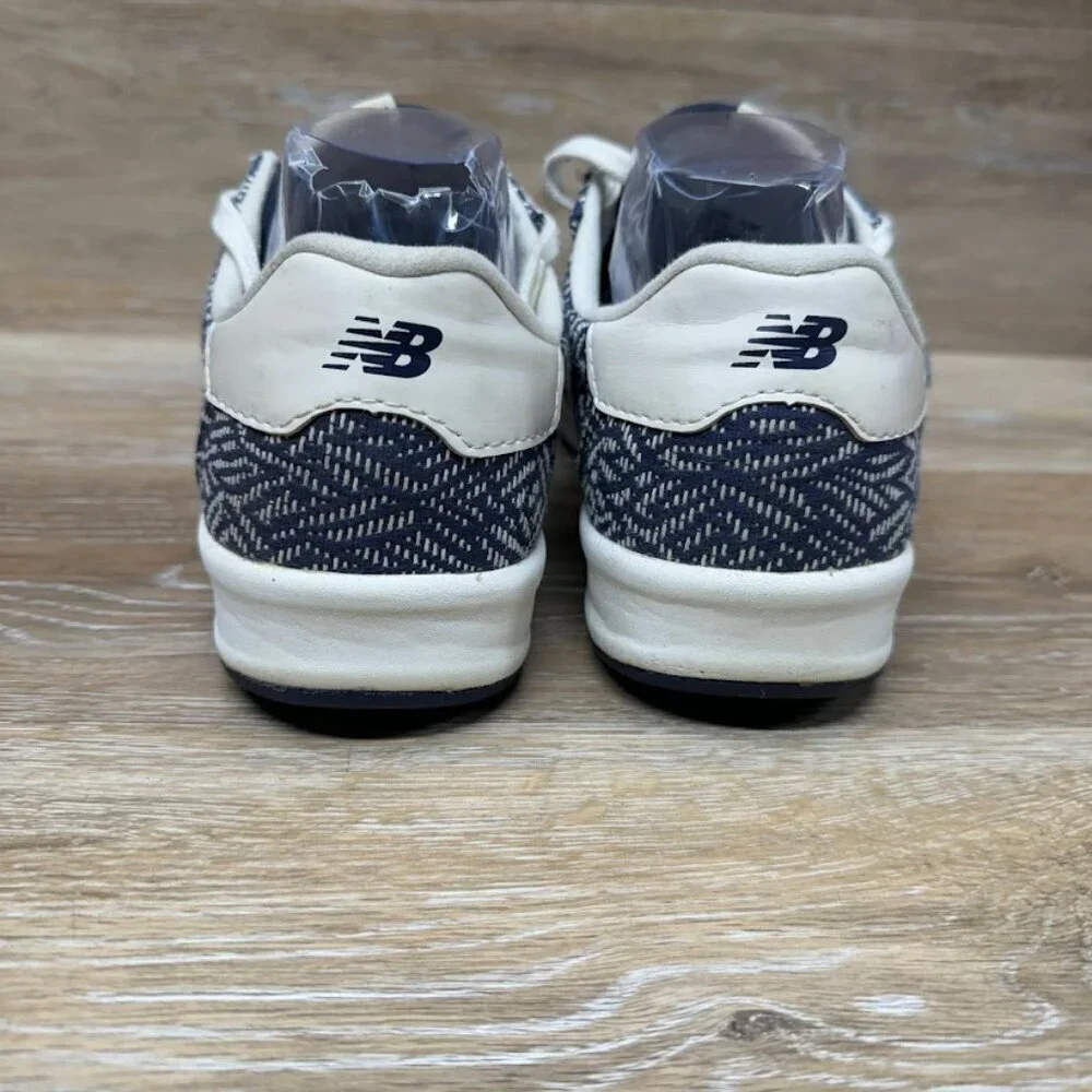 New Balance 300 Cotton Denim Blue/White Court Trainer Sneakers Women's Size 9